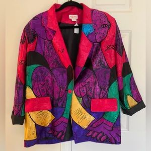 80's Picasso Blazer Jacket